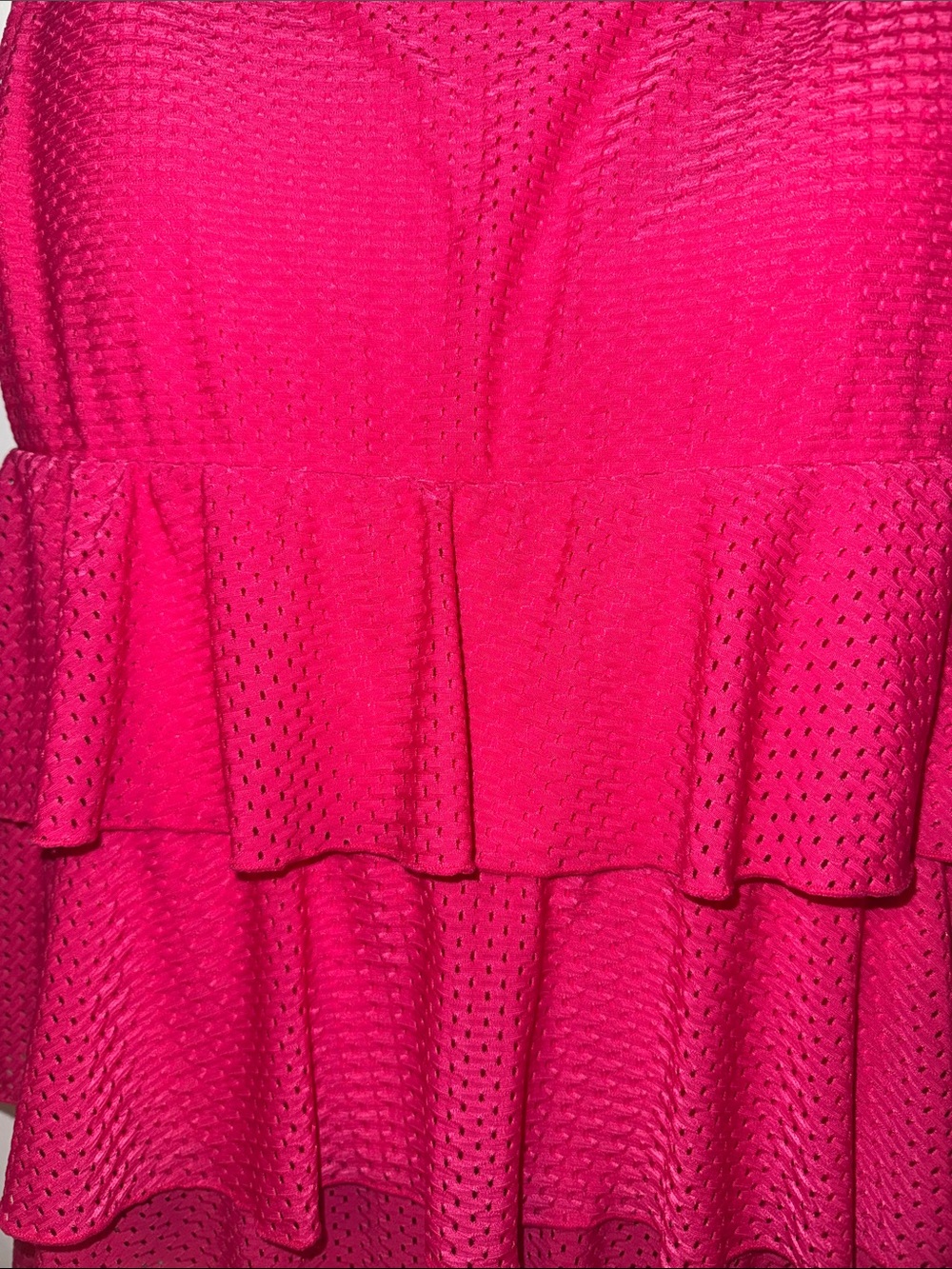 Fit 4 U Ruffle Tankini Swimsuit SET Top & Bottom Women’s 14 Pink - Picture 3 of 10
